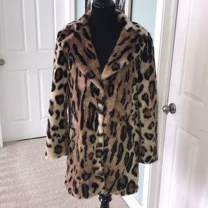 Luxurious leopard coat